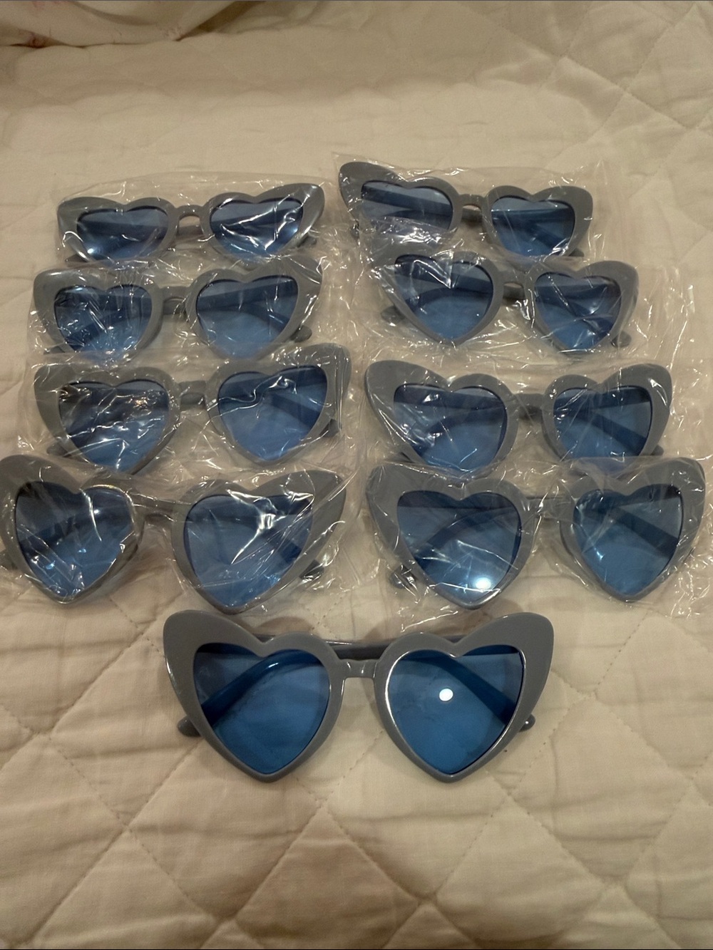 Blue Heart Sunglasses - Set of 9 - Picture 2 of 2